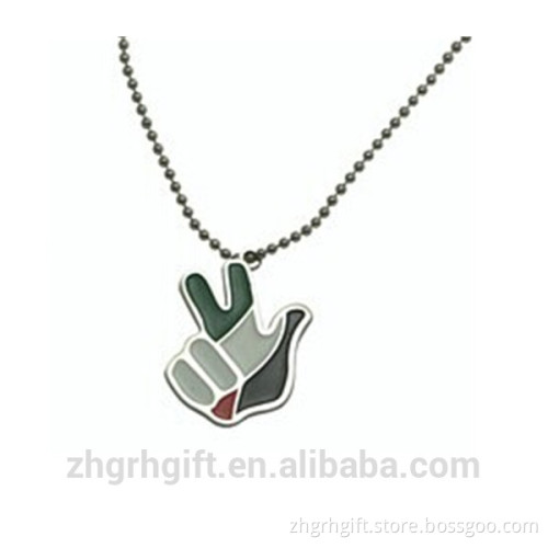Hot Sale UAE Victor Hand Shape Necklace For National Day Gifts